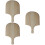 3Pcs Wooden Pizza Pan Peel Beige Non-Stick Baking Tool 7