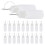 40Pcs Portable Needle Tip Glue Applicator Bottles White for Storage 1
