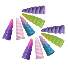 40Pcs Assorted Color Unicorn Horns Mini Craft Decor Party Supplies