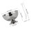 3Pcs Stainless Steel Salad Cups Silver Kitchen Storage Bowls 2