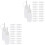 40Pcs Portable Needle Tip Glue Applicator Bottles White for Storage 5