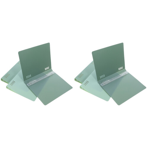 6Pcs Multi-Color Hard Binder Shells Notebook Covers for Travel 2