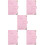 5Pcs Pink PU Budget Binder A6 Notebook Cover for School Use 8