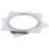 5Pcs Silver Iron Dining Table Turntable 360 Rotating Bearing Plate 2