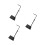 3Pcs Black Iron Figure Posing Base Adjustable Doll Display Stand 8