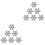 16Pcs Christmas Felt Snowflake Coasters Placemats Insulation 5