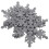 16Pcs Christmas Felt Snowflake Coasters Placemats Insulation 3