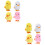 8Pcs Wind Up Plush Chicken Toys Lightweight Assorted Play 7