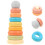 3Sets Rainbow Stackable Ring Toys Silicone for Babies Educational Play 9