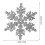 16Pcs Christmas Felt Snowflake Coasters Placemats Insulation 10