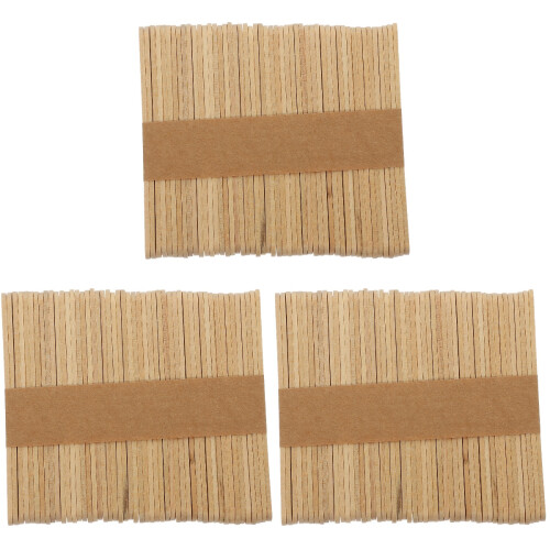 600Pcs Multipurpose Wooden Popsicle Sticks Smooth Safe Craft Sticks 1