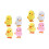 8Pcs Wind Up Plush Chicken Toys Lightweight Assorted Play 5