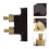 Erhu Qianjin Clip- On Tuner Replacement Accessory Advanced Copper 8