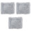 3Pcs Durable Grey Cat Sleeping Mat Pet Plush Pad Dog Cushion 6