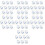 70Pcs Waterproof Blue Nose Clamp Durable Swimming Nose Protector 9