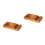 4Pcs Wooden Chopsticks Rest Holder Vintage Style Kitchen Tableware 5