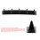 Universal Car Rear Splitter  Bumper Diffuser 7 Fin Rear Bumper Lip Spoiler for    Gloss Black A 9