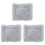 3Pcs Durable Grey Cat Sleeping Mat Pet Plush Pad Dog Cushion 5
