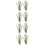 8 Pcs Aquarium Plastic Plants Fish Tank Decor 7