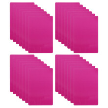 300Pcs Engraved Purple Metal Business Cards Blank Aluminum Name Cards