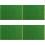 4Pcs Sturdy Green Artificial Turf Plastic Lawn Mat for Sand Table 6