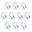 70Pcs Waterproof Blue Nose Clamp Durable Swimming Nose Protector 2