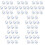70Pcs Waterproof Blue Nose Clamp Durable Swimming Nose Protector 8