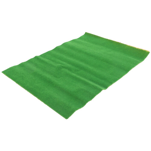 4Pcs Sturdy Green Artificial Turf Plastic Lawn Mat for Sand Table 1