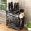 Black Steel Kitchenware Rack Practical Chopping Board Holder 8