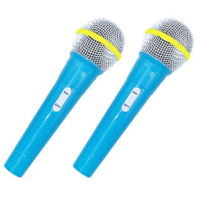 6Pcs Plastic Fake Microphones Kids Pretend Play Toys Party Props