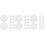 36Pcs Portable White Plastic Mesh Sheets for Sewing and Crafting Use 5
