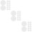 36Pcs Portable White Plastic Mesh Sheets for Sewing and Crafting Use 9