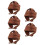 5Pcs Supple Cotton Safety Elderly Adjustable Anti-Falling Hat 6