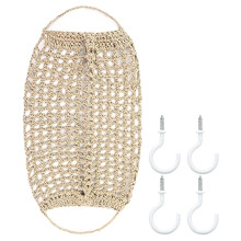 5Sets Handmade Cotton Rope Fruit Hammock Multi-Function Kitchen Basket