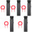 5Pcs Durable Plastic Keyboard Cleaner Brush for Pc and Laptop Use 2
