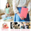 2Pcs Pink Mailing Bubble Envelopes Waterproof Padded Bubble Mailers 6