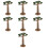 7Pcs Multi Color Mini Tree Model Stable Flat Bottom for Desktop Decor 8