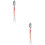 2Pcs Infant Feeding Spoon Pink Silicone Double Head for Baby Training 8
