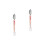 2Pcs Infant Feeding Spoon Pink Silicone Double Head for Baby Training 6