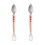 2Pcs Infant Feeding Spoon Pink Silicone Double Head for Baby Training 4