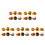 30Pcs Tiny Hamburger Resin Figurines for Dollhouse Decor Teaching Use 9