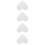 4Pcs Reusable White Foam Heart Cakes for Decorating & Craft Models 9