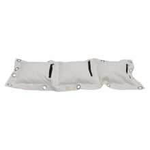 3Pcs Beige Boxing Training Sandbag Durable Canvas Wall Bag