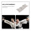 3Pcs Beige Boxing Training Sandbag Durable Canvas Wall Bag 6