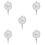 5Pcs Aluminum Dial Indicator Accurate Industrial Calibration Tool 4