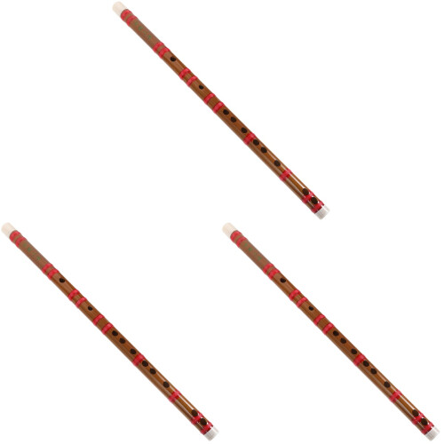 3Pcs Chinese Bamboo Flute for Beginner Long Musical Instrument 2