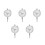 5Pcs Aluminum Dial Indicator Accurate Industrial Calibration Tool 6