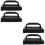 4Pcs Multi-Use Black Grill Brush PP Sponge Bbq Cleaning Accessory 8
