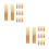 60Pcs Khaki Soprano Sax Reeds Wood Plastic Beginner Friendly Pack 7
