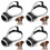 4Pcs Durable Silver Dog Mouth Cover for Barking Dog Basket Muzzle 5
